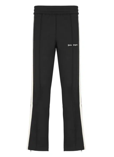 Palm Angels Pants With Logo In Black