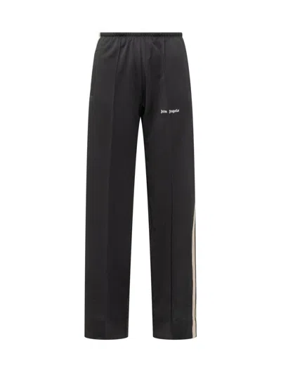 Palm Angels Pants With Logo In Black