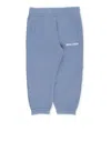 Palm Angels Logo-print Cotton Track Pants In Blue