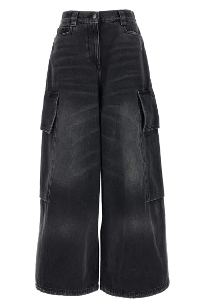 Palm Angels 'parachute' Jeans In Black