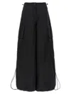 Palm Angels Wide-leg Nylon Parachute Pants With Adjustable Cuffs