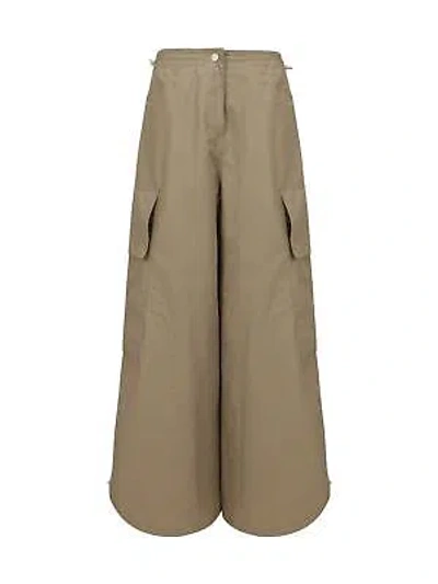 Pre-owned Palm Angels Parachute Pants In Beige Bei