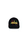 Palm Angels Printed Baseball Cap In Black