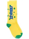 Palm Angels Paradise Socks In イエロー