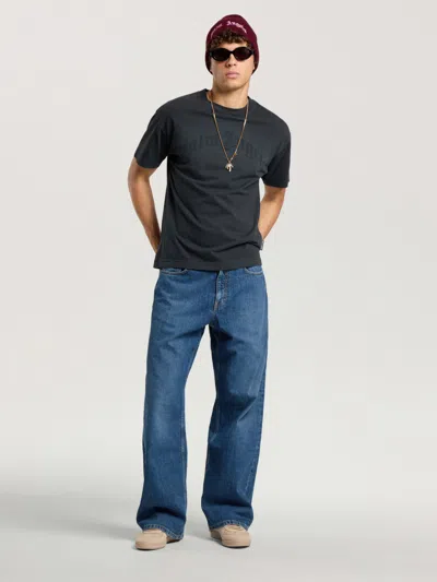 Palm Angels Patch Pa Regular Tee In Black - Black