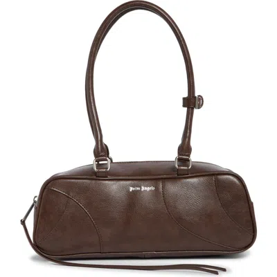 Palm Angels Patchwork East/west Satchel In Brown