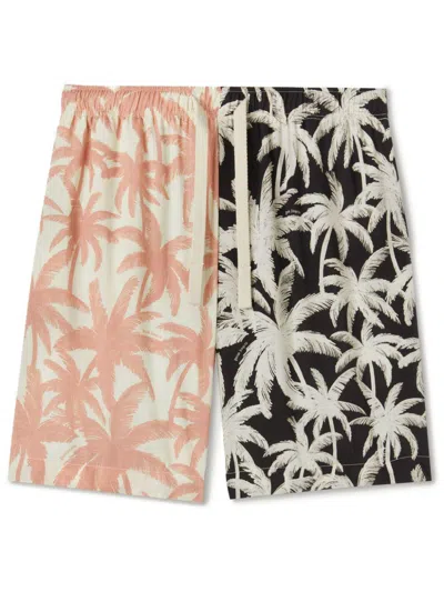 PALM ANGELS PALM ANGELS PATCHWORK PALMS SHORTS