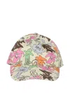Palm Angels Patterned Hat In Multi