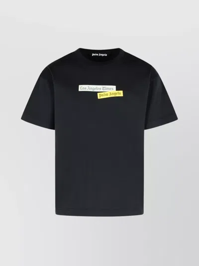 PALM ANGELS 'PAXLATIMES' GRAPHIC PRINT COTTON T-SHIRT