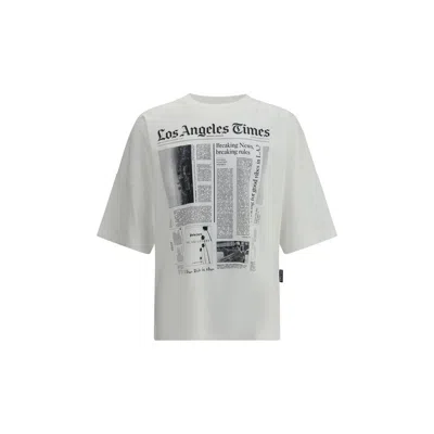 Palm Angels Paxlatimes News Over T-shirt In White