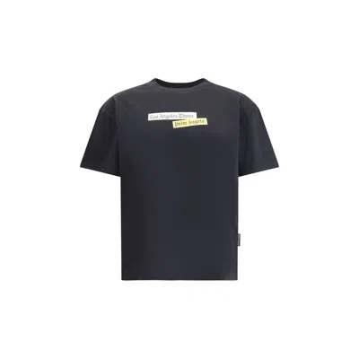 Palm Angels Paxlatimes Reg T-shirt In Black