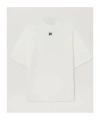 Palm Angels Pencil Drawing Wings Printed T-shirt In White