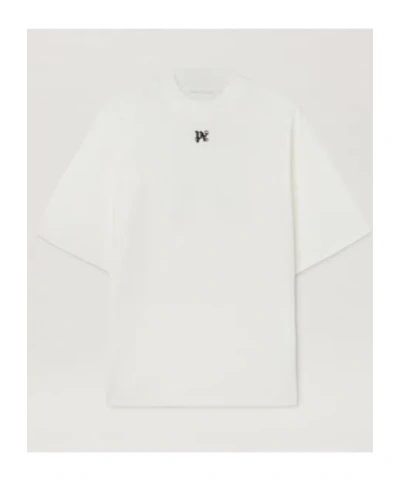 Palm Angels Pencil Drawing Wings Printed T-shirt In White
