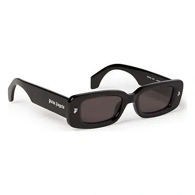 Pre-owned Palm Angels Peri022s23pla0011007 Lala Black Dark Grey Sunglasses