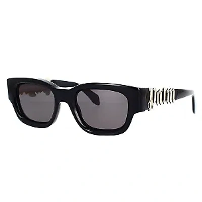 Pre-owned Palm Angels Peri042f23pla0011007 Black Sunglasses In Gray