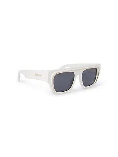 Pre-owned Palm Angels Peri061s24pla0010107 Salton White Sunglasses
