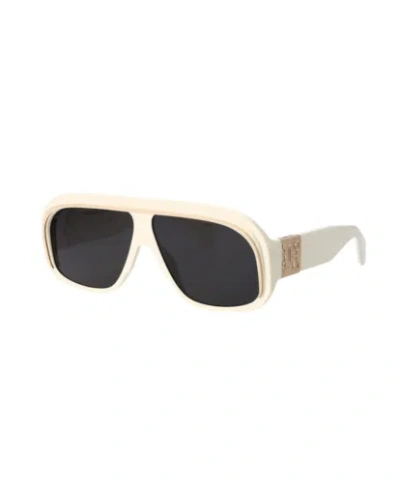 Pre-owned Palm Angels Peri063s24pla0010107 Reedley White Sunglasses