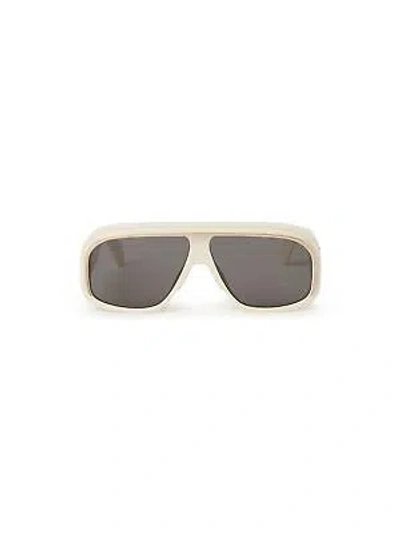 Pre-owned Palm Angels Peri063s24pla0010107 Reedley White Sunglasses In Gray