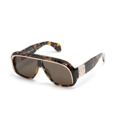 Pre-owned Palm Angels Peri063s24pla0016064 Reedley Havana Sunglasses