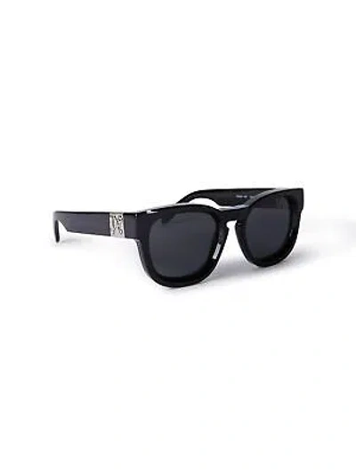 Pre-owned Palm Angels Peri064s24pla0011007 Riverside Black Sunglasses In Gray