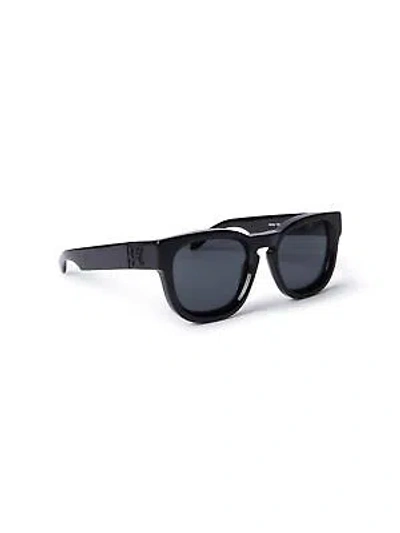 Pre-owned Palm Angels Peri064s24pla0011207 Riverside Black Sunglasses In Gray