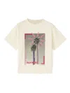 Palm Angels Photograph-print Cotton T-shirt In Neutrals