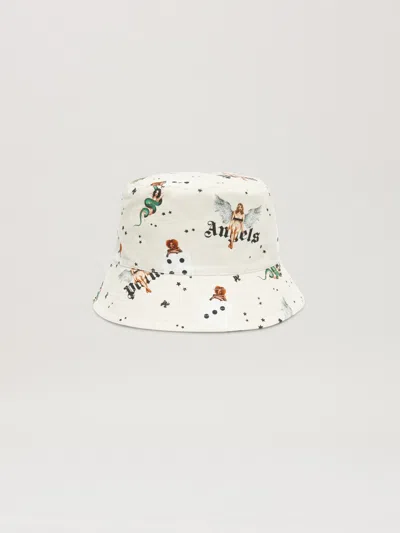 Palm Angels Pin Up All Over Bucket Hat
