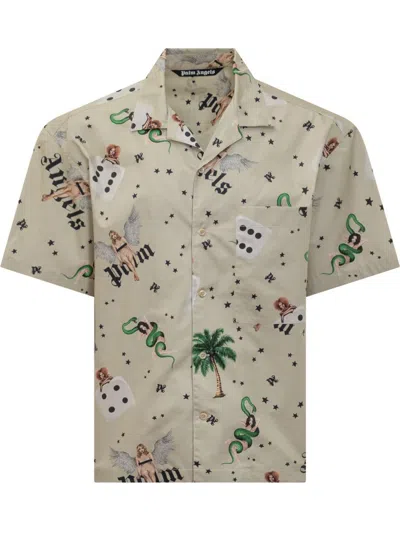 Palm Angels Pin Up Boowling Shirt