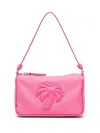 Palm Angels Pink Palm Tree Shoulder Bah In Nylon In Pink