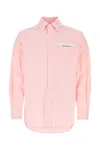 Palm Angels Logo-patch Cotton Shirt