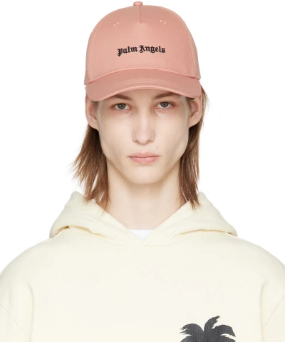 Palm Angels Classic Logo Cap In Pink