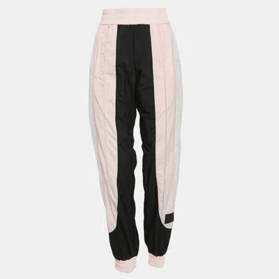 Pre-owned Palm Angels Pink Synthetic Paneled Trackpants S