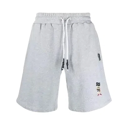 Pre-owned Palm Angels Pirate Bear Track Shorts 'grey' | Men's Size Xxs In Gray