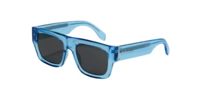 Pre-owned Palm Angels Pixley Peri049s24pla0014907 Crystal Blue In Gray