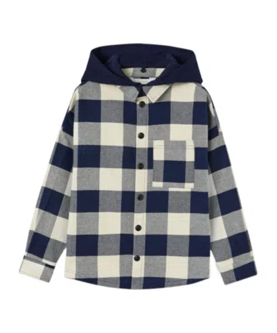 Palm Angels Plaid Jacket In Gray