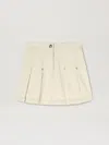 Palm Angels Skirts In 0b0b Ivory - Ivory