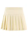 PALM ANGELS PALM ANGELS PLEATED TRACK SKIRT