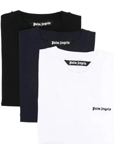Palm Angels Pmaa093s24jer002 Man Multicolour T-shirt And Polo