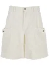 Palm Angels Shorts In Beige