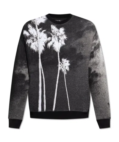 PALM ANGELS PMHE086F25KNI001 1001BLACK-WHITE