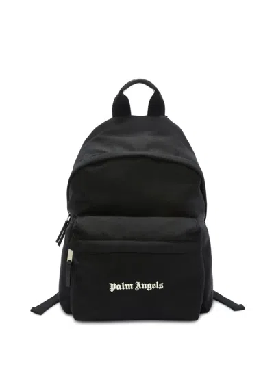 Palm Angels Pmnb015 S24 Fab001 Black White Bag For Man In 黑，白
