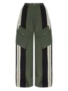 Palm Angels Pocket Straight Trousers In Green
