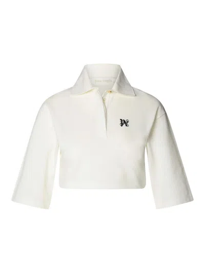 PALM ANGELS POLO - BLANCO