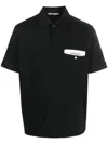 Palm Angels Sartorial Tape Oversized Cotton Polo