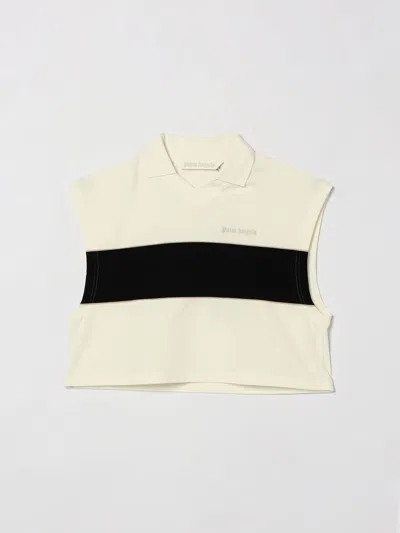 Palm Angels Polo Shirt Woman In Neutral
