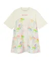 Palm Angels Print Dress In White