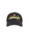 Palm Angels Printed Baseball Cap In Green