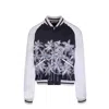 Palm Angels Casual Printed Bomber Men In Black