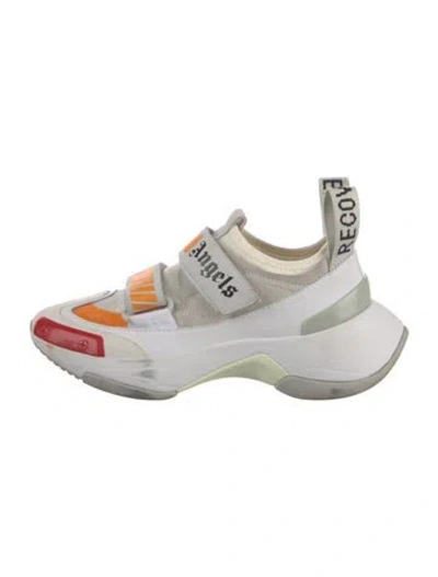 Pre-owned Palm Angels Printed Chunky Sneakers In White