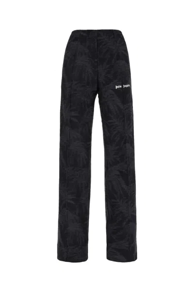 Palm Angels Printed Cotton Blend Joggers In Multicolor
